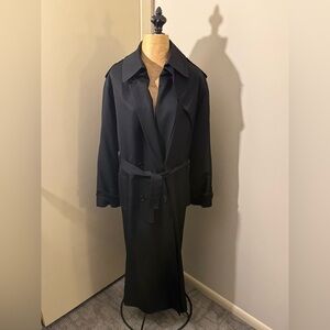 SARA  ROBERTS  Black Trench Coat